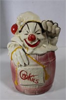 Vintage McCoy Pottery  Clown Cookie Ja