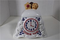 Vintage Cookie Time Cookie Jar 10 x 10 x 5