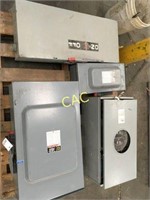 3 Breaker Boxes & 1 Meter Box