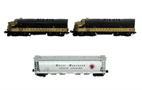 Lionel Northern Pacific Train Engines & Grain Car