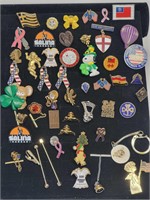 Huge Lot of Pins Brooch solid lot