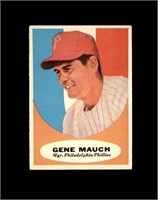 1961 Topps #219 Gene Mauch EX to EX-MT+