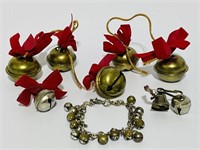 Vintage Retro Christmas Brass Jingle Bells