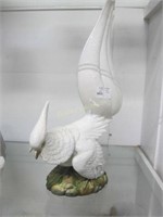 California Bal Art Ware Porc. Cockatiel Figure 18"