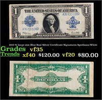 1923 Speelman/White $1 large size Blue Seal Silver