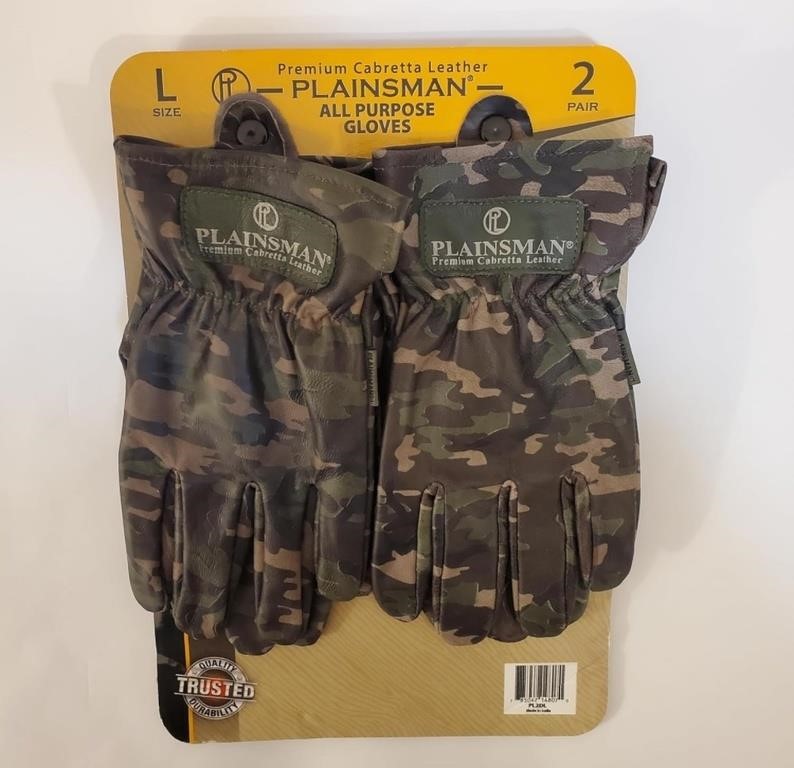 2pack Plainsman Premium Cabretta Leather Gloves