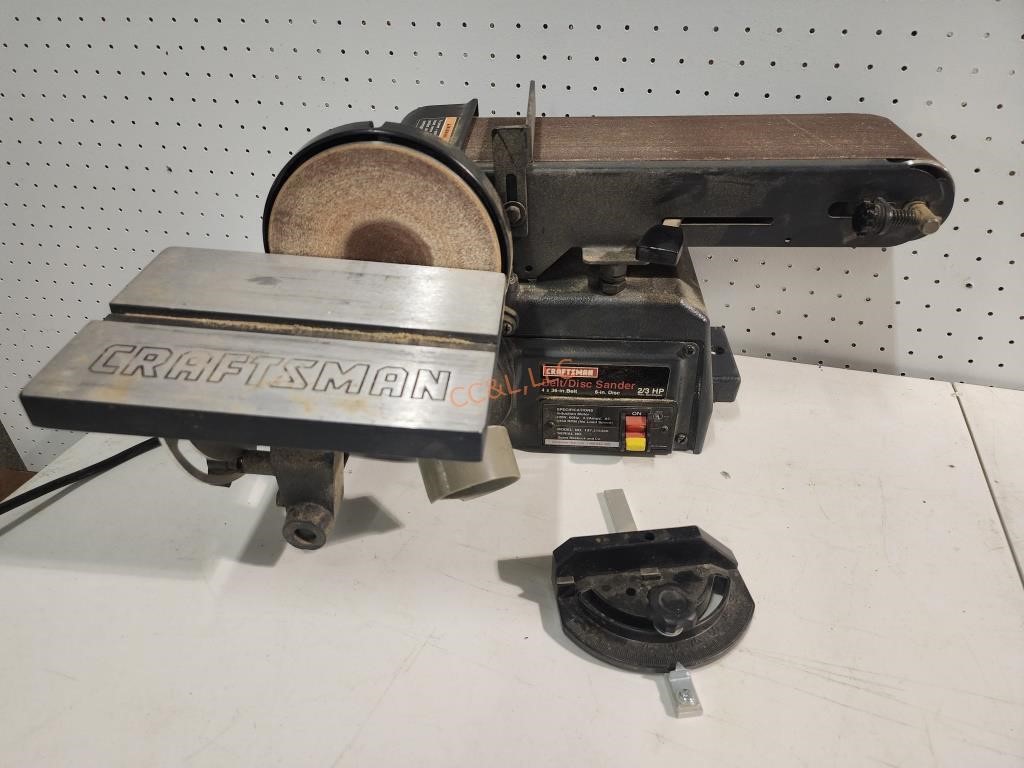 Craftsman Belt/ Disk Sander 6" disk 4x36" belt