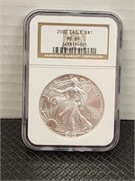 2002 ngc ms69 american silver eagle