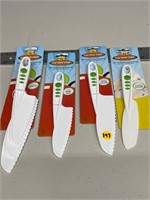 6PC NEW CURIOUS CHEF KIDS KNIVES