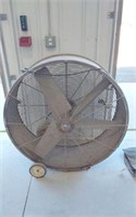 LARGE DRUM FAN ON WHEELS- 110 VOLT