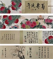 Qi Baishi, Chinese HandScroll Painting