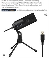 MSRP $30 Metal Condensing USB Microphone
