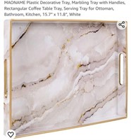 MSRP $30 Marbling Decorative Tray