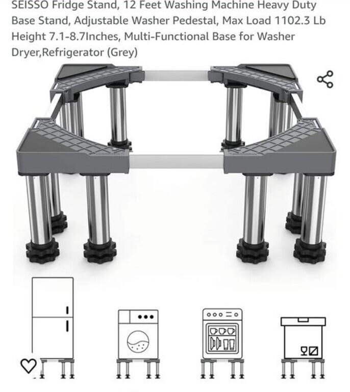 MSRP $60 12 Foot Fridge Stand