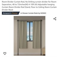 MSRP $43 White Tension Curtain Rods