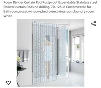 MSRP $59 Room Divider Curtain Rod