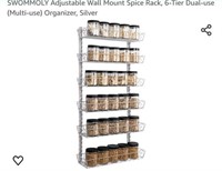 MSRP $36 Wall Mount Spice Rack