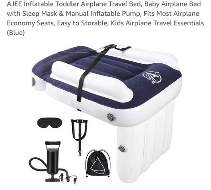 MSRP $45 Toddler Travel Airplane Bed