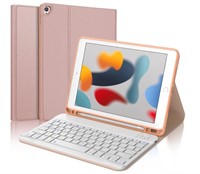 D DINGRICH 10.2-inch iPad Keyboard Case - Pink