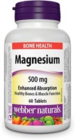 Webber Naturals Magnesium, 500 mg