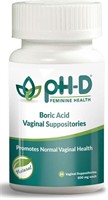 pH-D  Boric Acid Vaginal Suppositories