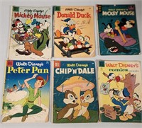 (6) 1950s/60s Disney Comics