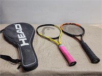 (2) Tennis Rackets