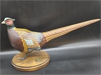 Signed Master Woodcarver Limited Edition Pheasant