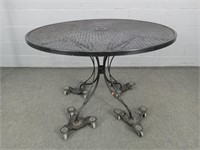 Wrought Iron Patio Table 42 In Diameter