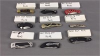 9x The Bid Assorted Pocket Knives