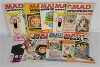 9 Vtg Mad Magazine Specials