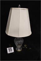 30" Tall Lamp with Shade (Crystal)