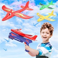 $20  3 Pack Dinosaur Airplane Launcher Toys  Blue
