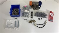 Assorted Hardware Lot Nuts And Bolts