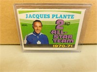 1971-72 OPC Jacques Plante #256 2nd Team Allstar