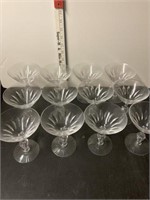 12 martini glasses