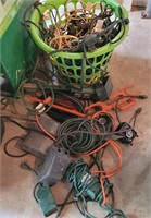 Huge Basket of Electrical Extension cords and time