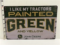 Metal sign- John Deere