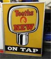 Original Tooths New beer sign approx 110 x 80 cm