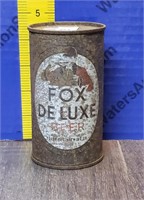 Vintage Fox De Luxe Beer Can