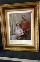 Photo of Queen Elizabeth and Prince Philip. Taken