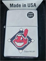 Sealed Cleveland Indians Cheif Wahoo Zippo