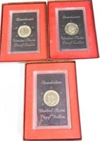 (2) 1974 US Mint Eisenhauer proof dollars and