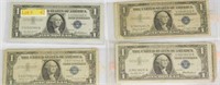 (2) Un-circulated 1957 $1.00 silver certificates,