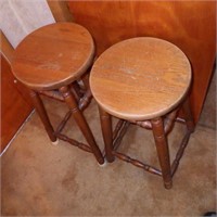 PAIR OF BARSTOOLS 26" HIGH