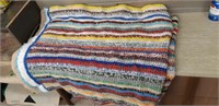 Crocheted70x74 in Afghan Mutlicolor Good