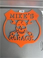 Mike's Garage Metal Sign U231