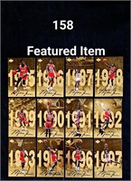1995 M Jordan 12 Card UD Gold Set Bskbll & More