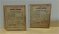 1951 and 1952 Evinrude motor service manuals