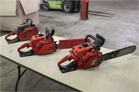 (3) Jonsered Chainsaws for Parts